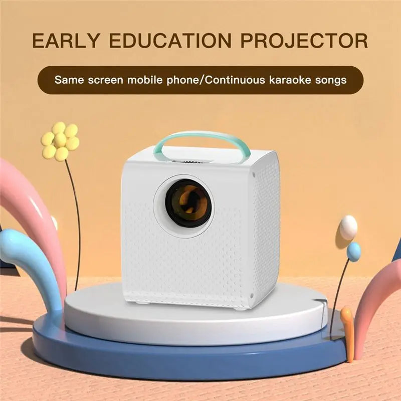 Optimal Q2 Mini Projector For Kids 800X480 Resolution, Portable Home Theater Beamer Ideal Christmas And Birthday Gift