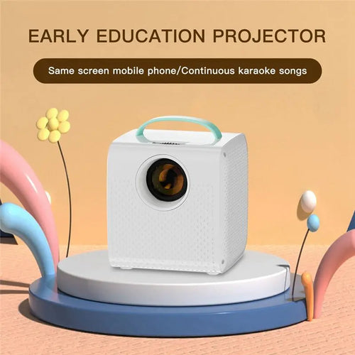 Optimal Q2 Mini Projector For Kids 800X480 Resolution, Portable Home Theater Beamer Ideal Christmas And Birthday Gift